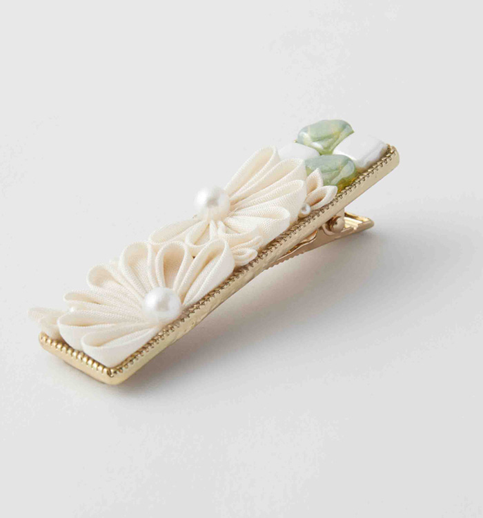 つまみ細工ヘアクリップ② No.5VD-0013-00の通販｜きもの365