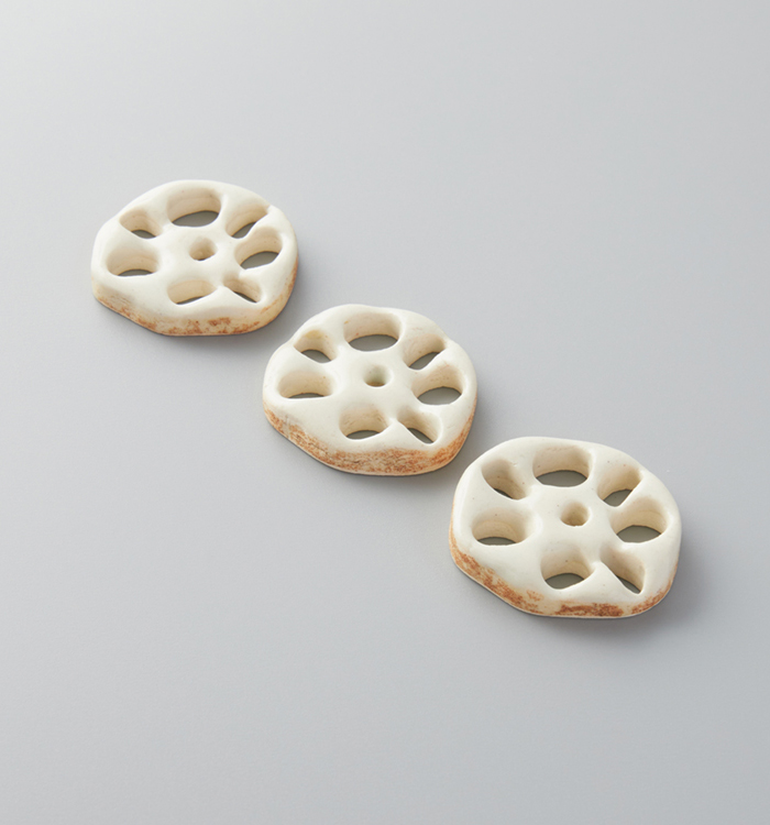 れんこんの箸置き（3個1セット） No.5VS-0001-00の通販｜きもの365