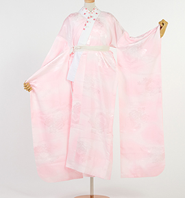 振袖用長襦袢 刺繍半衿付き 中古品 No.5YB-0202-00の通販｜きもの365