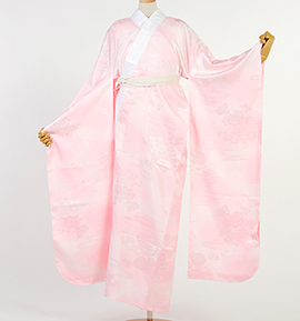 振袖用長襦袢 刺繍半衿付き 中古品 No.5YB-0206-00の通販｜きもの365