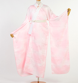 振袖用長襦袢 刺繍半衿付き 中古品 No.5YB-0202-00の通販｜きもの365