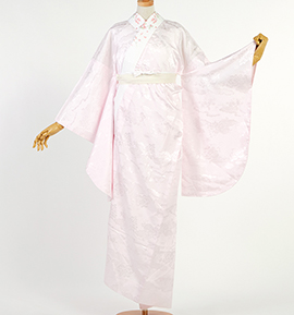 卒業袴 二尺袖用長襦袢 刺繍半衿付き 中古品 No.5YB-0214-00