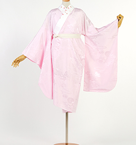 卒業袴 二尺袖用長襦袢 刺繍半衿付き 中古品 No.5YB-0218-00