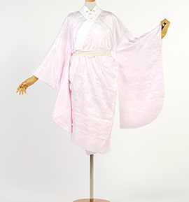 卒業袴 二尺袖用長襦袢 刺繍半衿付き 中古品 No.5YB-0220-00