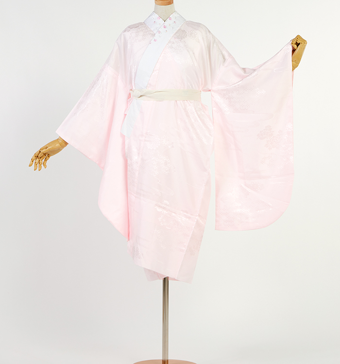 卒業袴 二尺袖用長襦袢 刺繍半衿付き 中古品 No.5YB-0221-00の通販