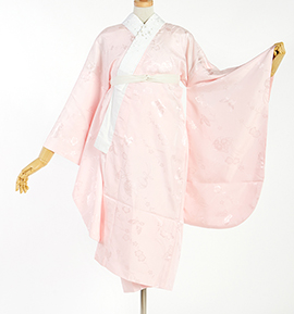 卒業袴 二尺袖用長襦袢 刺繍半衿付き 中古品 No.5YB-0225-00の