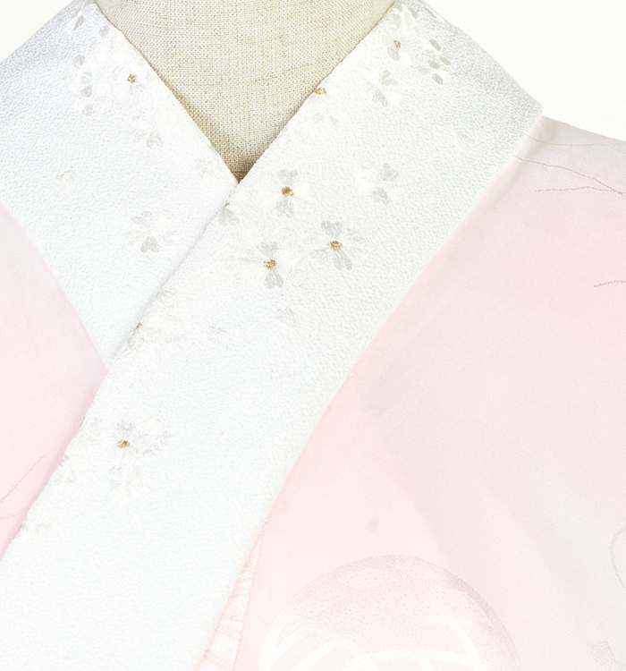 振袖用長襦袢 刺繍半衿付き 中古品 No.5YB-0234-00の通販