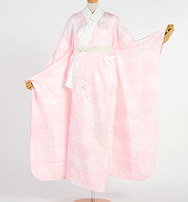 振袖用長襦袢 刺繍半衿付き 中古品 No.5YB-0206-00の通販｜きもの365