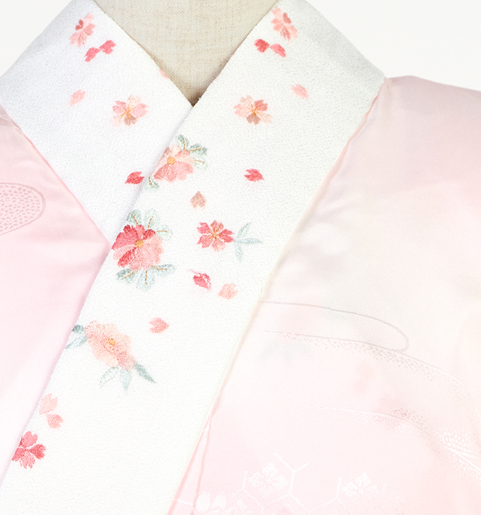 振袖用長襦袢 刺繍半衿付き 中古品 No.5YB-0268-00の通販｜きもの365