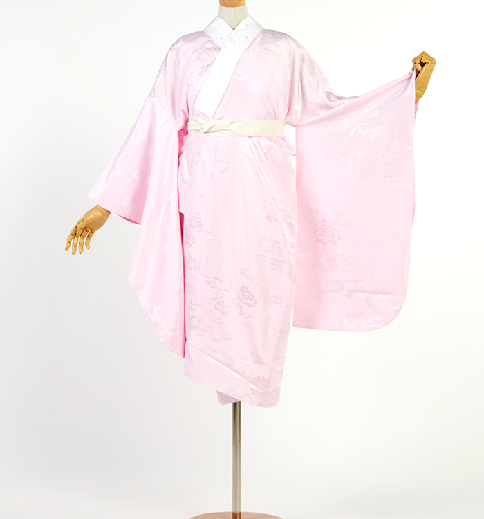 卒業袴 二尺袖用長襦袢 刺繍半衿付き 中古品 No.5YB-0282-00の通販