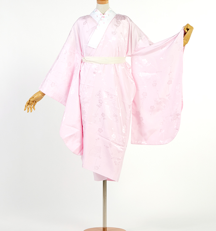 卒業袴 二尺袖用長襦袢 刺繍半衿付き 中古品 No.5YB-0284-00の通販