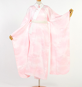 振袖用長襦袢 刺繍半衿付き 中古品 No.5YB-0271-00の通販｜きもの365