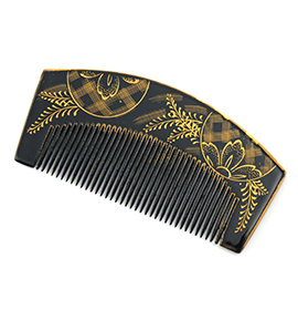 【訳有り品】前櫛 蒔絵かんざし No.5YF-0009-00