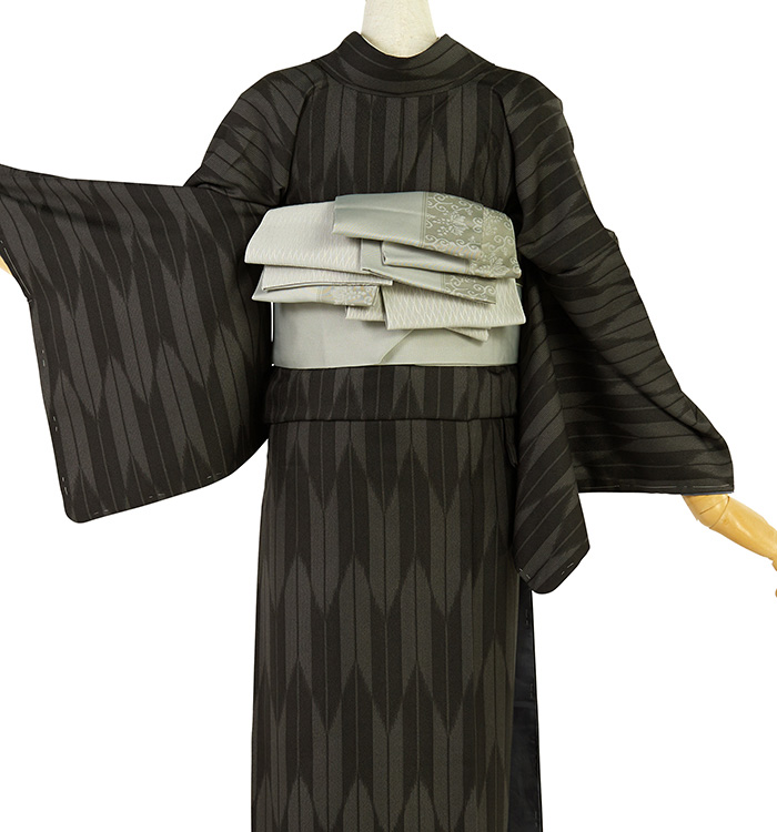 仕立て上がり】小紋 すぐに着られる洗える着物 Mサイズ No.5YI-0021-00