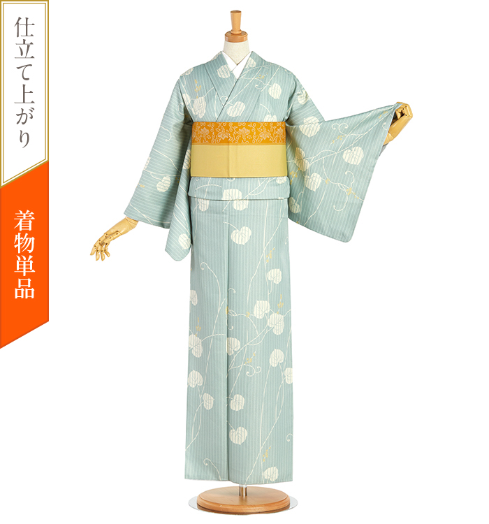 仕立て上がり】小紋 すぐに着られる洗える着物 Lサイズ No.5YI
