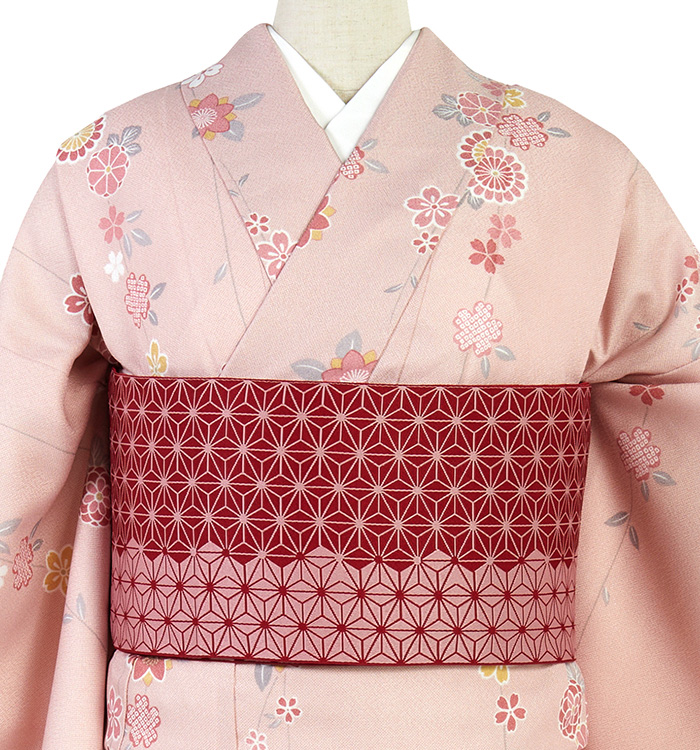 仕立て上がり】小紋 すぐに着られる洗える着物 Mサイズ No.5YI-0038-00