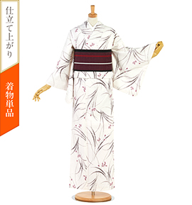 【仕立て上がり】小紋 すぐに着られる洗える着物 Lサイズ No.5YI-0039-10-R