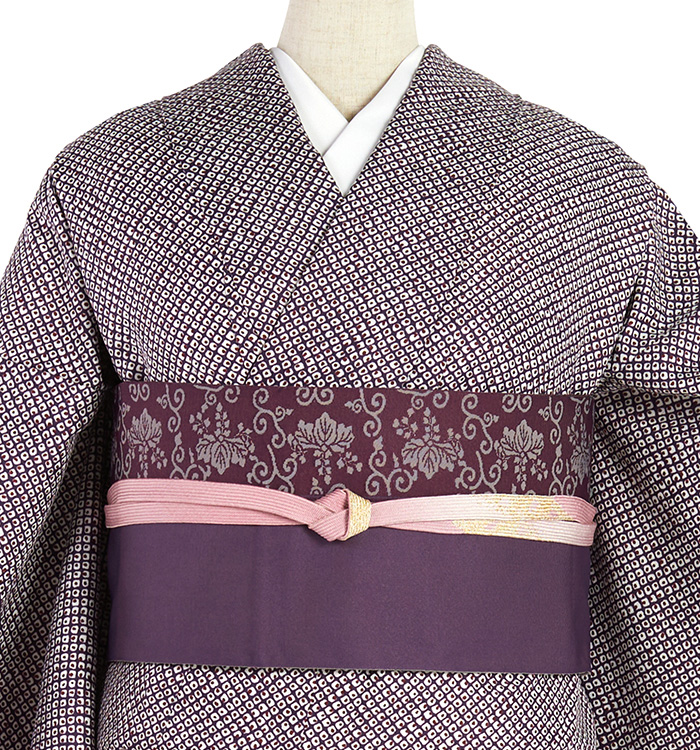 仕立て上がり】小紋 すぐに着られる洗える着物 Lサイズ No.5YI-0064-10