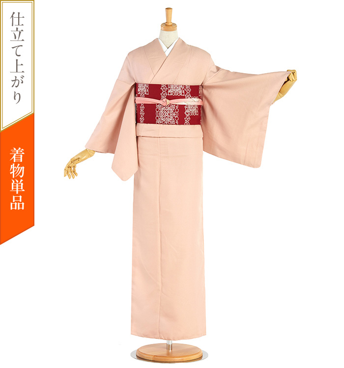 仕立て上がり】色無地 すぐに着られる洗える着物 Mサイズ No.5YI-0073