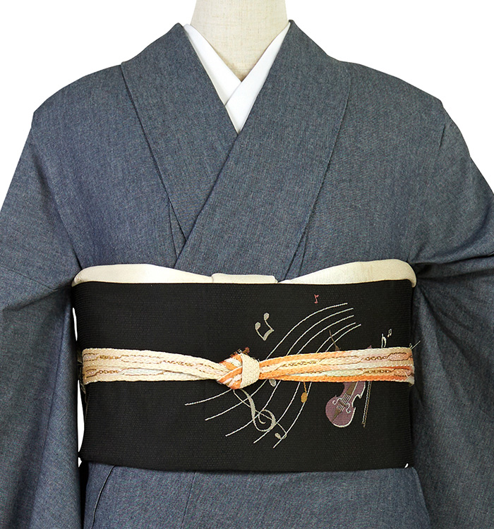 デニム着物 すぐに着られる洗える着物 Mサイズ No.5YI-0083-00-Rの通販