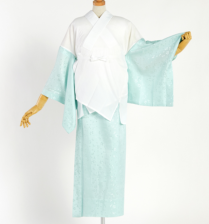 二部式襦袢 半襦袢・裾除けセット Mサイズ No.5YI-0084-00-Rの通販