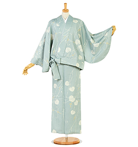 二部式着物 すぐに着られる洗える着物 No.5YI-0092-00-R