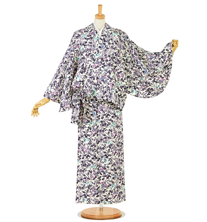 二部式着物 すぐに着られる洗える着物 No.5YI-0095-00-Rの通販｜きもの