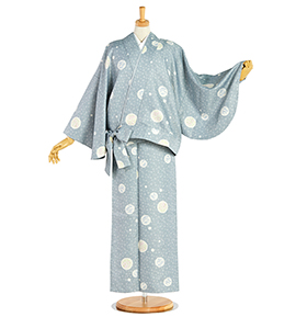 二部式着物 すぐに着られる洗える着物 No.5YI-0102-00-R