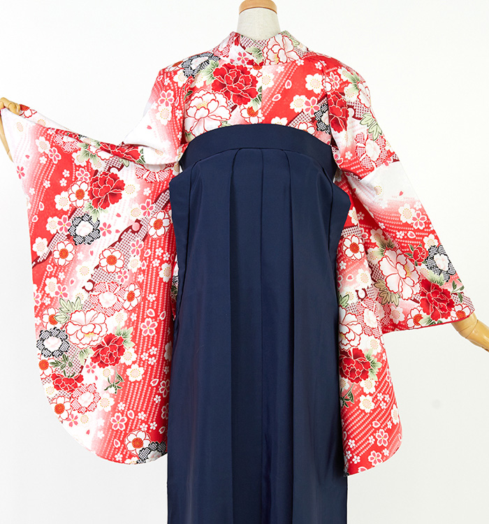 中古品】小振袖 すぐに着られる洗える着物 No.5YI-0220-00の通販