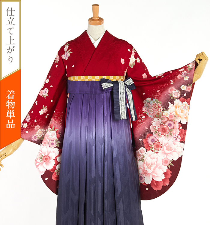 中古品】an・an 小振袖 すぐに着られる洗える着物 No.5YI-0231-00の