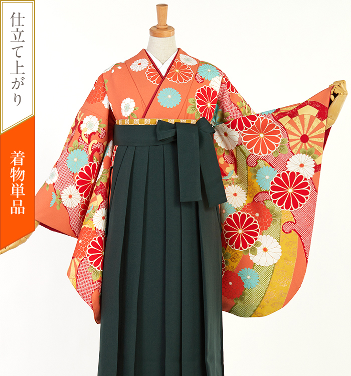 中古品】有村架純 小振袖 すぐに着られる洗える着物 No.5YI-0232-00の