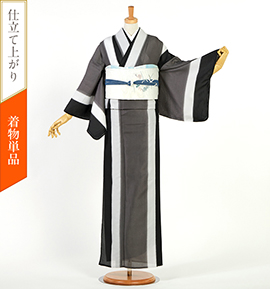 【仕立て上がり】夏小紋 すぐに着られる洗える着物 Mサイズ No.5YI-0238-02-R