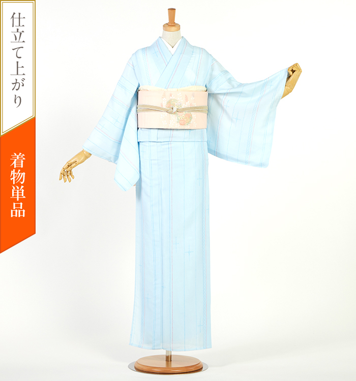【仕立て上がり】夏小紋 すぐに着られる洗える着物 Mサイズ No.5YI-0244-02-R