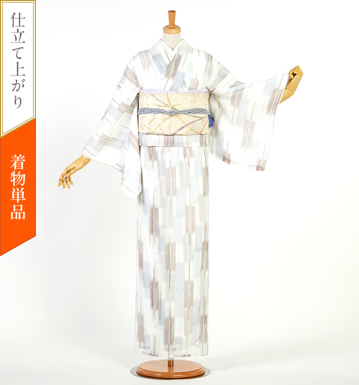 【仕立て上がり】夏小紋 すぐに着られる洗える着物 Mサイズ No.5YI-0246-02-R