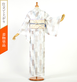 【仕立て上がり】夏小紋 すぐに着られる洗える着物 Mサイズ No.5YI-0246-02-R