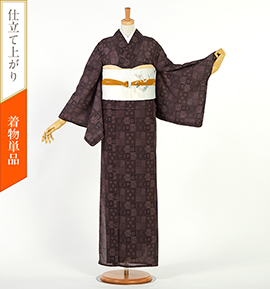 【仕立て上がり】夏小紋 すぐに着られる洗える着物 Mサイズ No.5YI-0248-02-R
