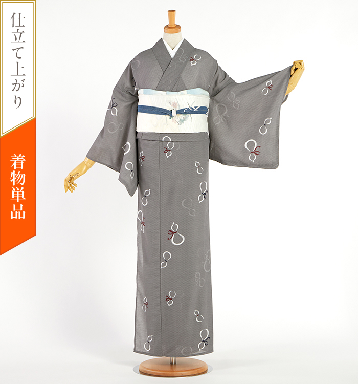 仕立て上がり】夏小紋 すぐに着られる洗える着物 Mサイズ No.5YI