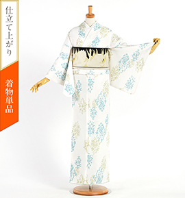 【仕立て上がり】小紋 すぐに着られる洗える着物 Mサイズ No.5YI-0256-02