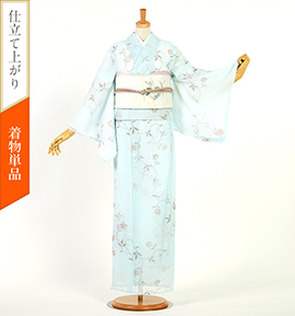 【仕立て上がり】夏小紋 すぐに着られる洗える着物 Mサイズ No.5YI-0257-03-R