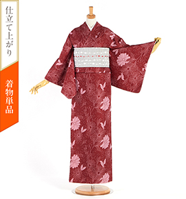 【仕立て上がり】小紋 すぐに着られる洗える着物 Lサイズ No.5YI-0260-03-R