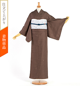 【仕立て上がり】小紋 すぐに着られる洗える着物 Mサイズ No.5YI-0275-02