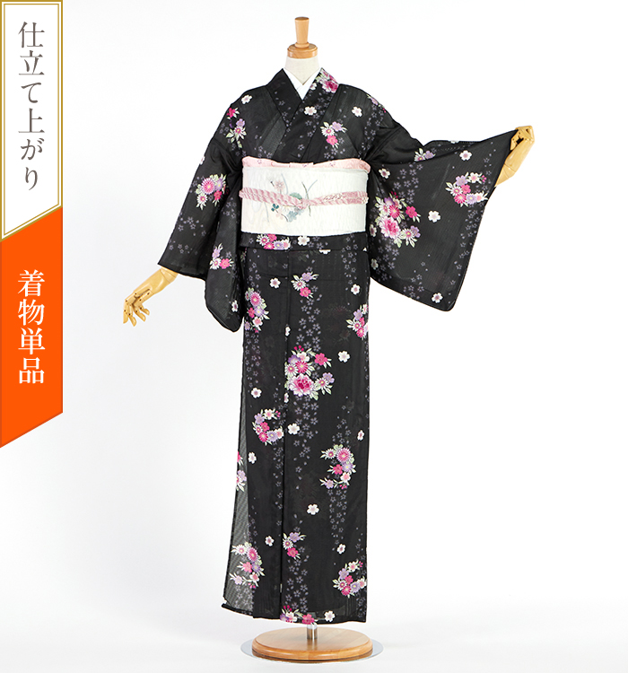 仕立て上がり】夏小紋 すぐに着られる洗える着物 Mサイズ No.5YI