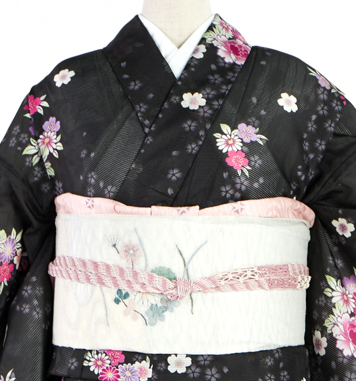 【24時間以内発送】美品 夏物 朝顔 小紋 洗える着物 洗える夏着物 絽 小紋 着物 A3376 - メルカリ