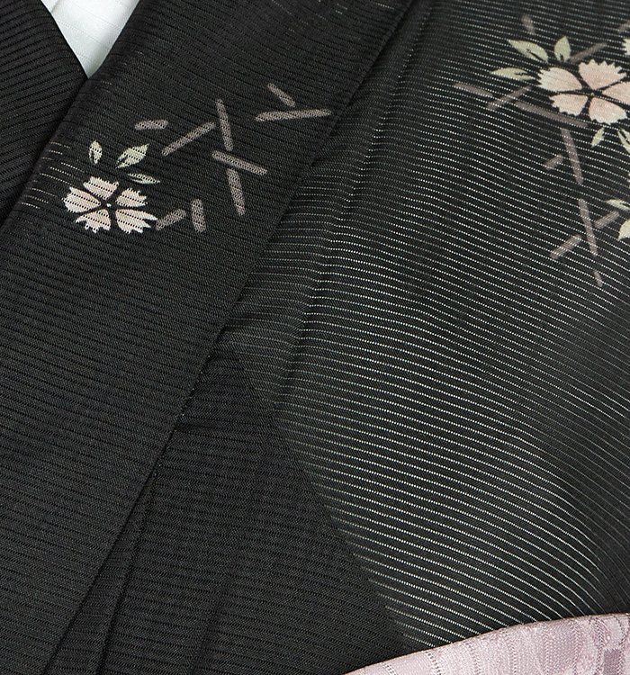 Y2854◆新品 洗える夏着物 絽 仕付け糸付 小紋 着物 未使用 しつけ糸付き】 正絹 夏着物 小紋 絽 飛び柄 蛍ぼかし