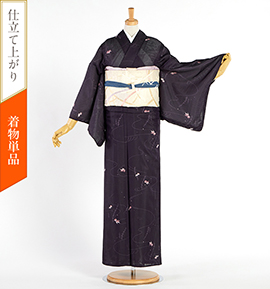 【仕立て上がり】夏小紋 すぐに着られる洗える着物 Lサイズ No.5YI-0306-03-R