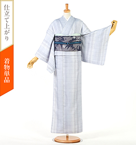 【仕立て上がり】小紋 すぐに着られる洗える着物 Lサイズ No.5YI-0308-03