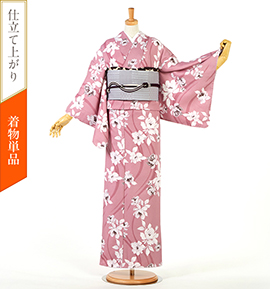 【仕立て上がり】小紋 すぐに着られる洗える着物 Mサイズ No.5YI-0310-02