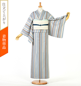 【仕立て上がり】小紋 すぐに着られる洗える着物 Mサイズ No.5YI-0313-02