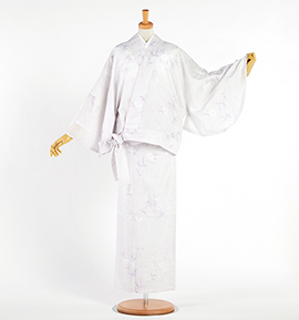 夏の二部式着物 すぐに着られる洗える着物 Lサイズ No.5YI-0319-03-R