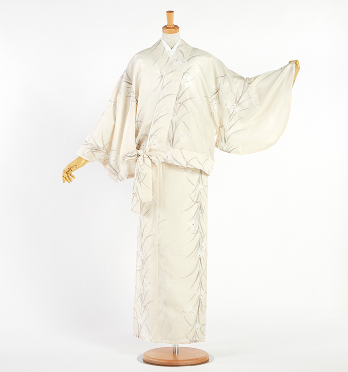 夏の二部式着物 すぐに着られる洗える着物 Lサイズ No.5YI-0328-03-Rの